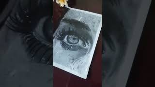 Pencil Sketch graphite waterdroparteye drawing art pencil [upl. by Bomke448]