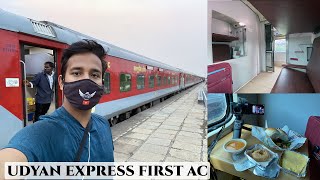 UDYAN EXPRESS FIRST AC Night Journey to Bangalore [upl. by Anej]