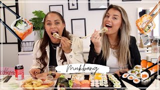 SUSHI MUKBANG MET DENISE ANNA 🍣🍱  Sara Verwoerd [upl. by Brittne484]