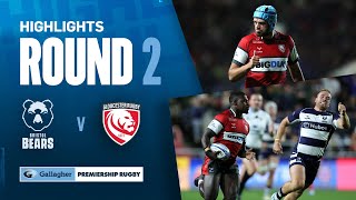 Bristol v Gloucester  HIGHLIGHTS  Wade HatTrick in Thriller  Gallagher Premiership 202425 [upl. by Lunt]