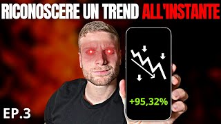 RICONOSCERE UN TREND ALLISTANTE  CANDELE GIAPPONESI 📊 DA PRINCIPIANTE A TRADER 📈 LEZIONE 3 [upl. by Riehl51]