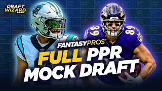 PPR Mock Draft 2022  Fantasy Football PickbyPick Strategy  Sleepers Studs and Busts [upl. by Eibbor]