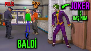 Baldi ile Recep Abi Jokeri Polise Şikayet Ediyor  Örümcek Abi ile GTA 5 [upl. by Richers]