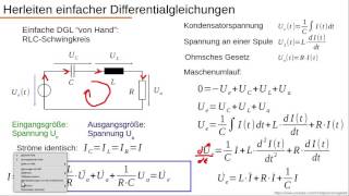 Dynamische Systeme  Teil 12  Einfache DGL aufstellen Elektrotechnik [upl. by Anerda]