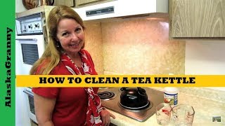 How To Clean Your Tea Kettle Cleaning Solutions Tips Tricks Hacks [upl. by Eentroc221]