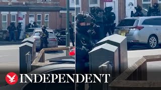 Police prepare to raid Nottingham property following major incident [upl. by Cass]