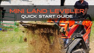 Mini Land Leveler Quick Start Guide [upl. by Anaibib]