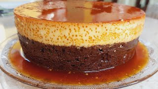 Une estas 2 mezclas y obtendrás un resultado maravilloso Chocoflan [upl. by Stricklan55]