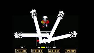 Undertale FloweyTaleSoulFireSans Taunt Version [upl. by Nos]