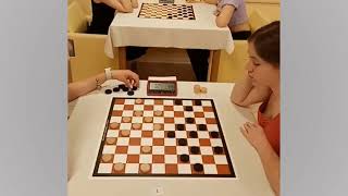 Motrichko  Gabbert European Draughts Championship 2024 blitz [upl. by Adamek]