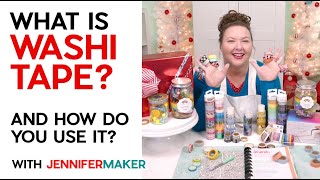 What is Washi Tape How Do You Use It How Do You Make Your Own Washi Tape [upl. by Kelci294]