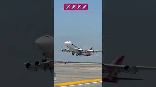 QUEEN OF THE SKIES Kalita Air B747 Takeoff [upl. by Hartzel]