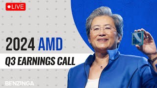 🔴WATCH LIVE Advanced Micro Devices Q3 2024 Earnings Call  AMD [upl. by Ennahoj]