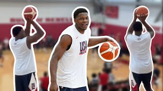 Anthony Edwards FULL Workout 1000 Shots At Team USA Training Camp [upl. by Gaddi]