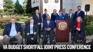 VA Budget Shortfall Joint Press Conference [upl. by Woolley]