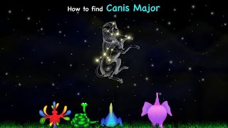 How to find Canis Major Great Dog constellation – Kiwaka by LANDKA® [upl. by Damarra]