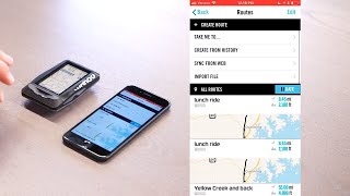 ELEMNT GPS Bike Computer  Using Route Navigation [upl. by Fawcette]