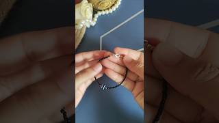 Diy Evil Eye Bracelet 🧿ytshorts trending craft youtubeshorts diy handmade [upl. by Florella]