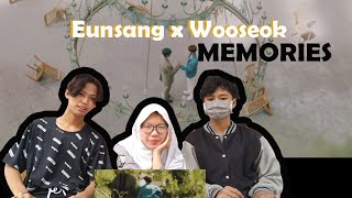 김우석 KIM WOOSEOKamp이은상 LEE EUNSANG Memories MV REACTION jadi kangen X1 [upl. by Gmur]