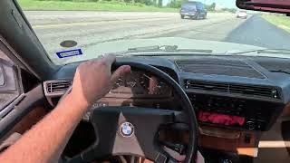 1985 BMW e23 735i POV Drive [upl. by Novyart]