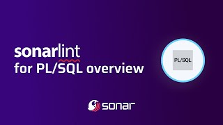 SonarLint for PLSQL Overview  a free and open source IDE extension [upl. by Marja]