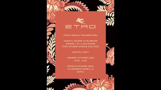 ETRO WITH FRANZESE [upl. by Meensat]