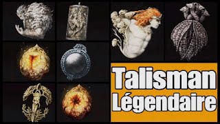 Elden Ring  Les 8 Talismans Légendaires  Guide Localisation [upl. by Ahsiekan]