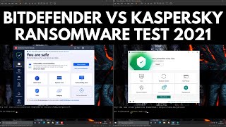 Bitdefender vs Kaspersky Ransomware Test [upl. by Egwan86]