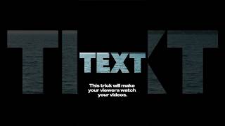 This is the capcut trick on HOW TO ADD A VIDEO INSIDE TEXT shorts [upl. by Quitt16]