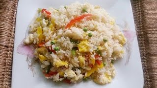 How to make fried rice Fried rice Chinese fried rice recipe by Tajin [upl. by O'Malley]