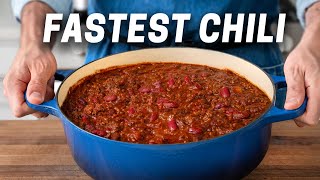 30 Minute Chili With Slow Cooked Flavor [upl. by Idnac]