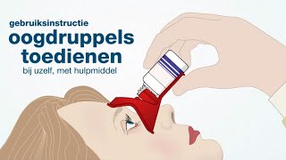 Oogdruppels bij uzelf met hulpmiddel [upl. by Jacoba]