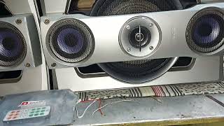 SONY MHCVX777 With GN88d Speaker Box Made in Malaysia Bass Test [upl. by Trebled]