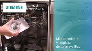 ¿Qué tipo de mantenimiento necesita un Lavavajillas  SIEMENS [upl. by Ilwain]