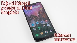 Hidrogel vs Cristal Templado ⚠️ Mis razones para volver al cristal templado [upl. by Yruy]