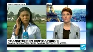 RCA  Sécuriser le pays principal défi de la nouvelle présidente par intérim Catherine SambaPanza [upl. by Pradeep599]