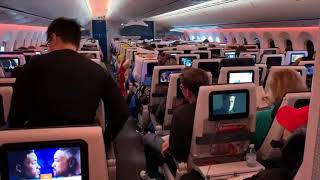 INSIDE BOEING 787 DREAMLINER  Economy Comfort Seat KLM  B787 SEAT CONFIGURATION amp WINDOW SHADE [upl. by Dazhahs]