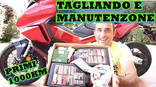 Tagliando 2021 PRIMI 1000KM  HONDA FORZA 750 XADV 750 NC750X [upl. by Jovi]