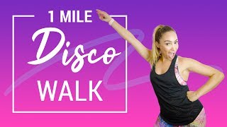 1 Mile Easy Disco Walking Workout  Burn 150 Calories in Just 15 Minutes [upl. by Nodnarb]