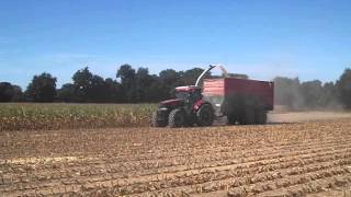 ensilage de maïs 2013 avec case puma cvx 215 et ensileuse claas 940 [upl. by Cott622]