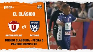 UNIVERSITARIO VS ÍNTIMOS  FECHA 5  COPA LEYENDAS F7  CLAUSURA 2024 [upl. by Affrica396]