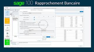 Sage 100 Comptabilité  Le Rapprochement Bancaire [upl. by Ryder537]