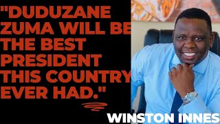 Winston InnesquotDuduzane Zuma will be the best President this country ever hadquot AGC Boxing Business [upl. by Nnaarat]