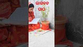 ତୁଳସୀଙ୍କ ପାଖେ ଭାଗବତ ପାଠ 🙏😄shortvideohappylovepraygododiabloggerinstagrambhagawat [upl. by Ammon]