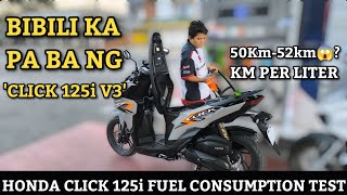 CLICK 125i V3 2024 TEST DRIVE I PERFORMANCE AND ACTUAL FUEL CONSUMPTION TEST [upl. by Jimmie]