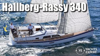 HallbergRassy 340 Dusseldorf Boat Show 2024  Yachts Expert hallbergrassy340 [upl. by Yecrad]