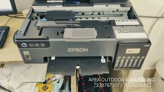 ID CARD PRINTING EPSON I8050 [upl. by Lednek]