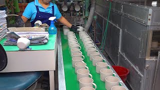 Luxury Teapot and Mugs Manufacturing Process Best Ceramics Production Factory in Korea [upl. by Benny]