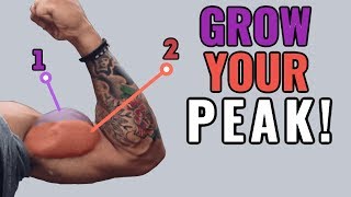 How to Grow Your Biceps Peak 4 ScienceBased Tips [upl. by Gilman]