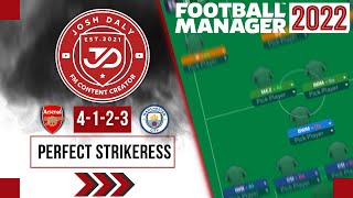 THE INVINCIBLE STRIKERLESS FM22 TACTICS 140 Goals  FOOTBALL MANAGER 2022 [upl. by Kiele]